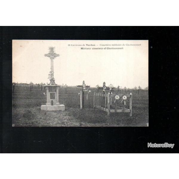 environs de verdun cimeti�re militaire de chattancourt cpa