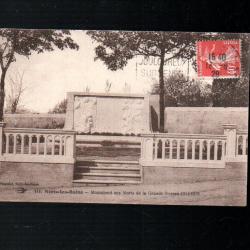n&eacute;ris les bains , monument aux morts de la grande guerre 1914-1918 , 2 cartes