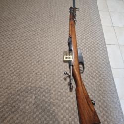 Fusil Carcano mod&egrave;le 1891 fabrication beretta gardone reconditionn&eacute; en 1947