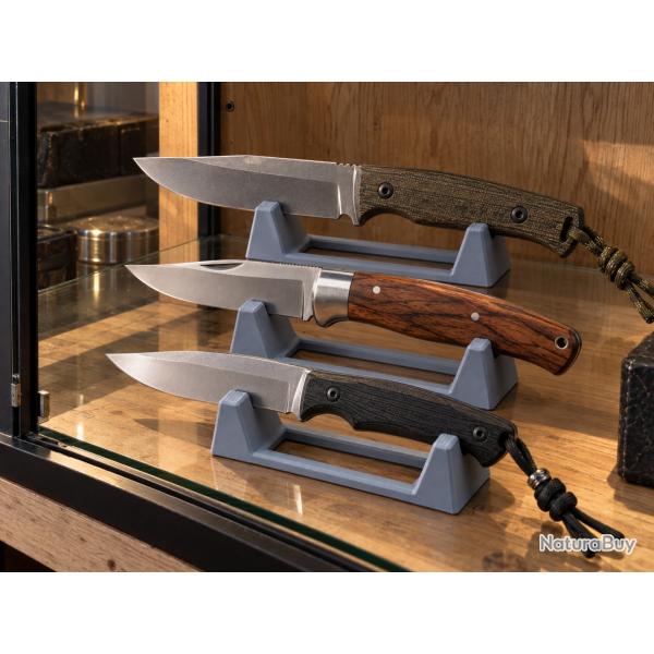 Lot de 3 supports pour couteaux