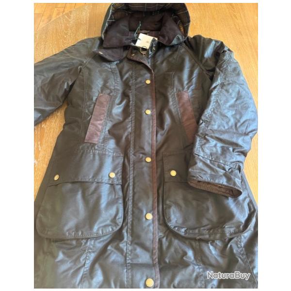 Veste Barbour neuve pour femme taille M, chaude, mod�le Bowen