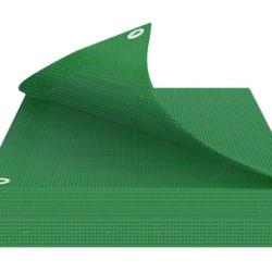 B&acirc;che poly&eacute;thyl&egrave;ne verte 2x3 m 140 g/m&sup2; imperm&eacute;able avec oeillets