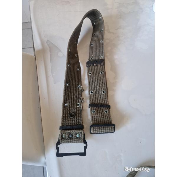 Ceinturon militaire TAP 50/53 de Foyer avec bouton pression - Arm�e Fran�aise -