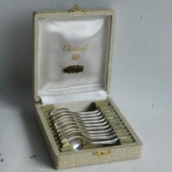 CHRISTOFLE 10 Cuill&egrave;res &agrave; moka Vend&ocirc;me Coquille 10 cm