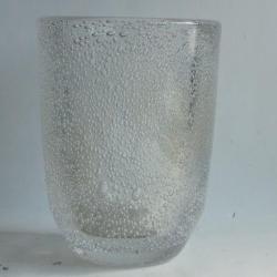 DAUM NANCY Vase verre bull&eacute; Art d&eacute;co