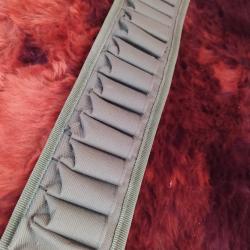 Cartouchi&egrave;re de ceinture ar Sport - 25 tubes Calibre 16 - Kaki
