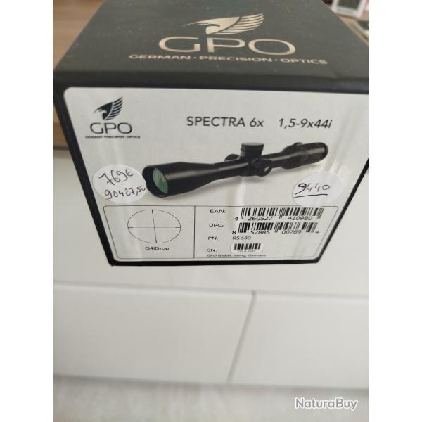 Lunette GPO SPETRA 1,5-9X44i