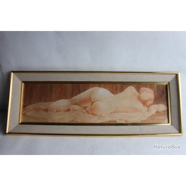 Tableau Dessin-Aquarelle Jean ROUPPERT femme nue �rotisme