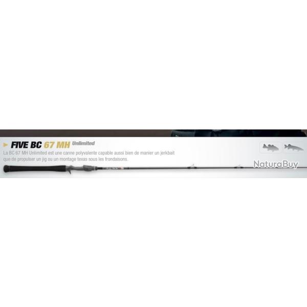 Canne casting FIVE BC 67 MH UNLIMITED