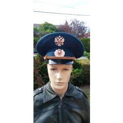K&eacute;pi casquette officier arm&eacute;e Russe URSS taille 58