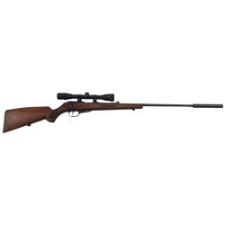 FOIRE OCCASION - CARABINE CARL WALTHER CAL.22LR + LUNETTE NIKKO STIRLING 4X32 + MODERATEUR