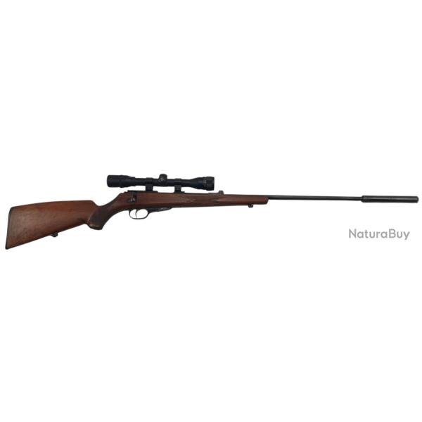 FOIRE OCCASION - CARABINE CARL WALTHER CAL.22LR + LUNETTE NIKKO STIRLING 4X32 + MODERATEUR