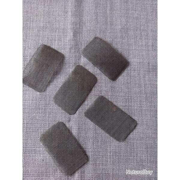WW2 - Lot de 5 grilles de nettoyage pour FM Bren, Sten et Lee Enfield