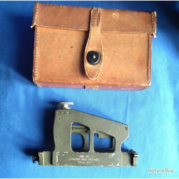 Instrument de Mesure d'Angle de Vue pour l'Artillerie Am�ricaine (Atwater 1917-1919) avec �tui