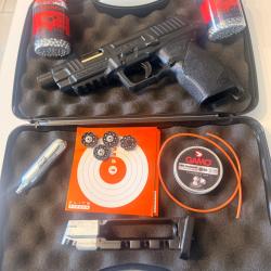 pistolet a  plombs ou billes acier BBs de calibre 4,5 mm Umarex S10 CO2