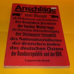 LIVRE EN ALLEMAND : 166 AFFICHES POLITIQUES DE 1900 A 1970 , AVEC SON LEXIQUE EXPLICATIF POUR CHAQUE