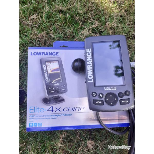 Sondeur Lowrance elite 4x chirp