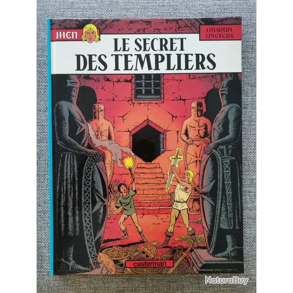 BD Jhen Le Secret des Templiers Martin et Pleyers Casterman