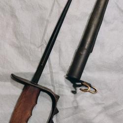 Couteau US 1917 trench knife ww1 US army 14-18 avec fourreau