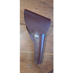 Holster revolver WEBLEY WG 450/455 cuir fauve