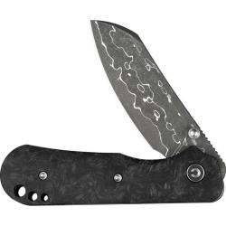 Couteau Pliant Civivi Crabby Lame Damas Manche Carbone Fibr&eacute; Marbr&eacute; Linerlock CIVC24055DS1