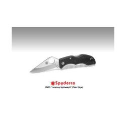 Couteau Pliant Spyderco Ladybug 3 Lame Acier VG-10 Manche FRN Noir Lockback Japon SCLBKP3