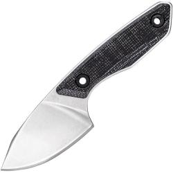 Couteau Fixe Gerber Stowe Lame Acier 440A Manche Micarta Toile Noire Housse G4118