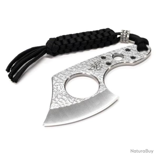 Couteau Fixe Old Forge Pocket Chopper Lame Acier Inox Manche Paracorde �tui Nylon OF042