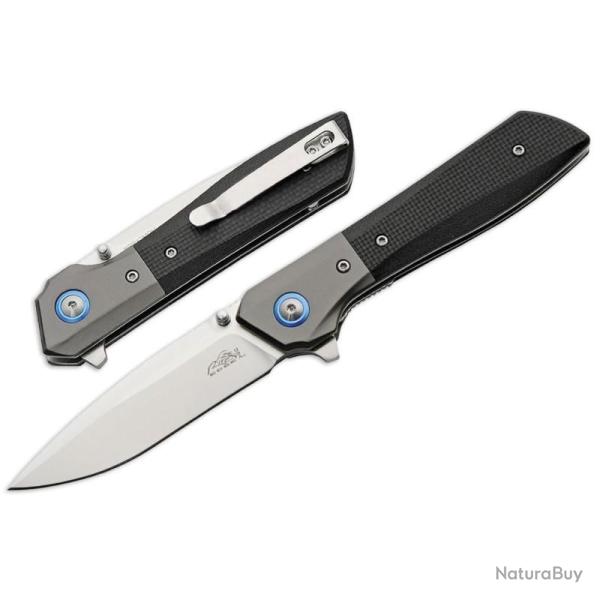 Couteau Pliant Rite Edge Riverray Lame Acier 8Cr13MoV Manche G10 Linerlock RUC4008