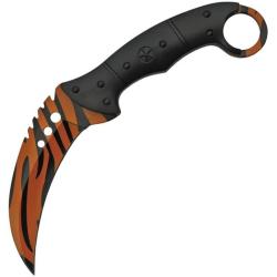 Couteau Fixe Rite Edge Karambit Lame Inox Manche ABS Renforc&eacute; &Eacute;tui Nylon CN211462