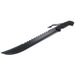 Couteau Fixe Rite Edge Cyber Outdoor Machete Lame Acier 3Cr13 Manche Polym&egrave;re &Eacute;tui Baudrier CN211525