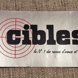 Autocollant  tir , cibles