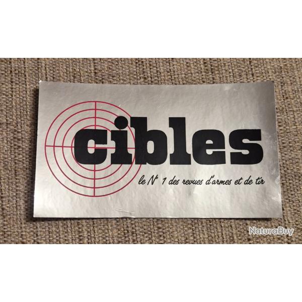 Autocollant  tir , cibles