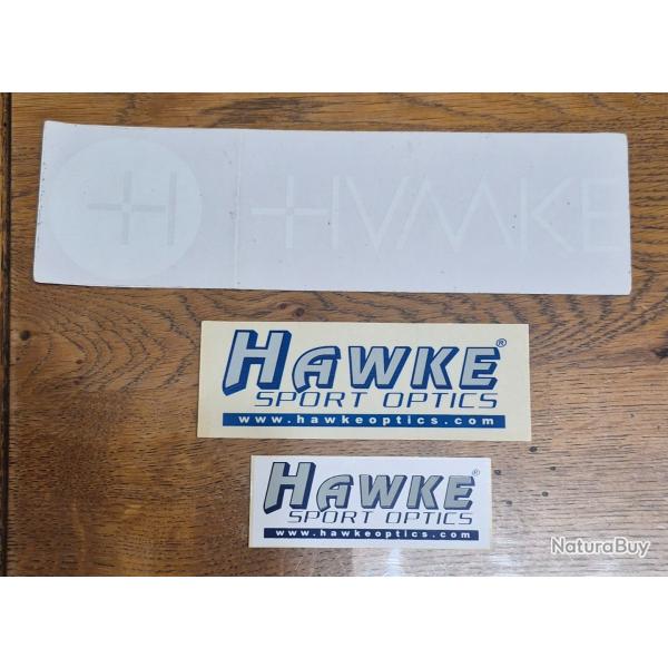 Autocollant  chasse x3 , lot d'autocollants chasse optique hawke