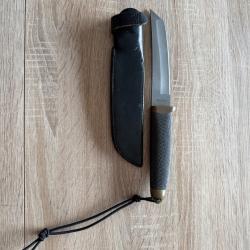 colt STEEL RECON TANTO vantage - Made in USA - Ventura CA - lame 15 cm - &eacute;tui cuir