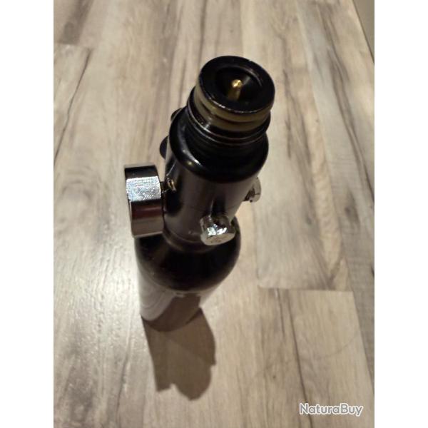 Pack bouteille HPA 0,22 l - 3K - 4500 psi + R�gulateur 1800 psi.