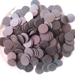 Lot de 100 cartons goudronn&eacute;s en calibre 12 , &eacute;paisseur 1mm.