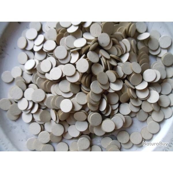 Lot de 100 cartons blancs en calibre 12m/m.