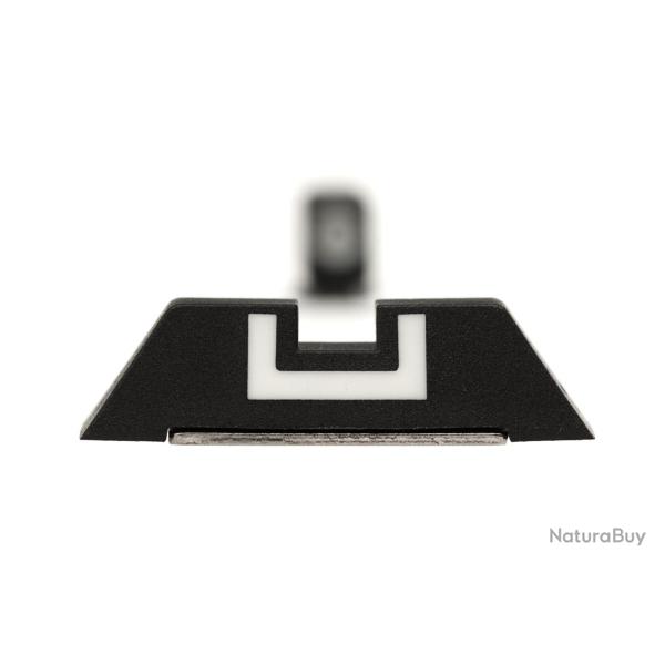 Glock hausse polym�re 6,1 mm - hausse d'origine � cran blanc en U
