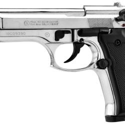 Pistolet 9 mm &agrave; blanc Chiappa 92 nickel&eacute;