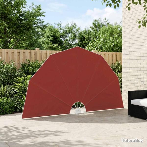 Auvent lat�ral pliable de terrasse, terre cuite, 160 cm