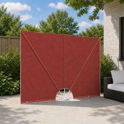 Auvent lat&eacute;ral pliable de terrasse, terre cuite, 300 &times; 200 cm