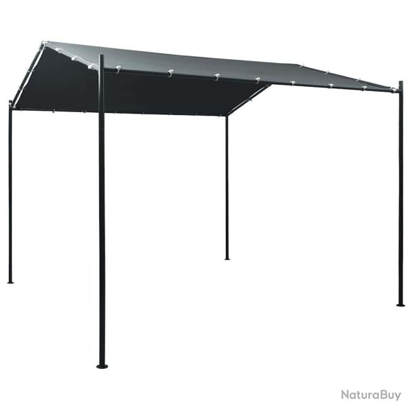 Auvent tente belv�d�re, acier, anthracite, pour la terrasse, 3 � 3 m