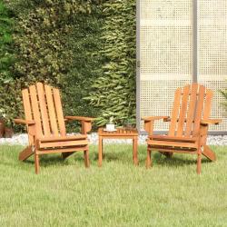 Ensemble de salon, 3 pi&egrave;ces, en bois d'acacia solide