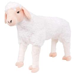 Jouet en peluche mouton, blanc, XXL