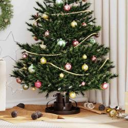 Pied de sapin de No&euml;l, cuivre antique, en acier, 40 &times; 40 &times; 20.5 cm