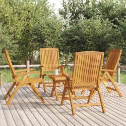 Salon de 5 pi&egrave;ces, en bois massif de teck