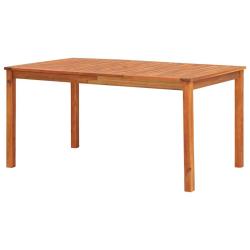 Table en bois d'acacia massif, pour le salon, 150 &times; 90 &times; 74 cm