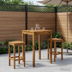 Table de bar naturelle pour le jardin, 70 &times; 68,5 &times; 105 cm