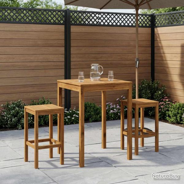 Table de bar naturelle pour le jardin, 80 � 80,5 � 105 cm